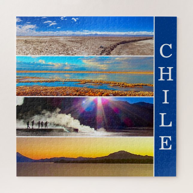 Puzzle les parcs naturels du chili (Horizontal)