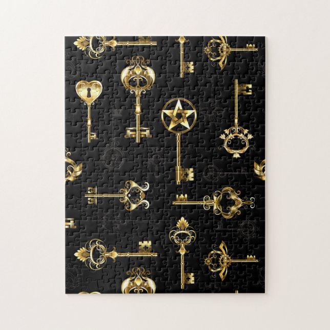 Puzzle Les Patters de Seamless avec Golden Keys (Vertical)