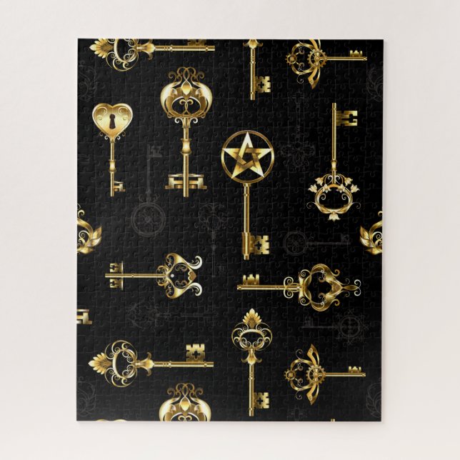 Puzzle Les Patters de Seamless avec Golden Keys (Vertical)
