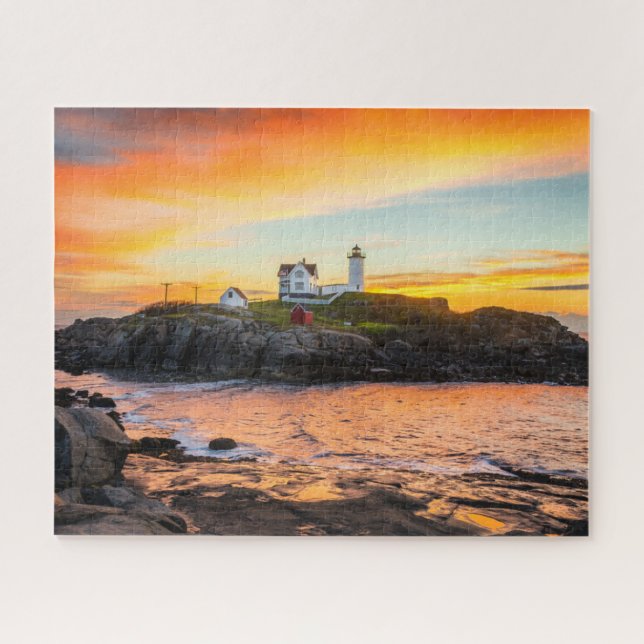 Puzzle Les phares | Nubble Lighthouse Maine (Horizontal)