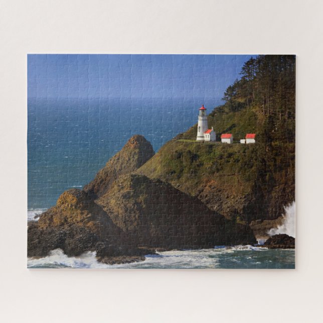 Puzzle Les phares | Phare de la côte de l'Oregon (Horizontal)