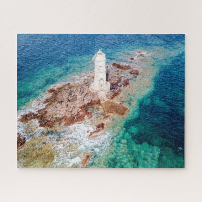Puzzle Les phares | Phare de Mangiabarche Italie (Horizontal)