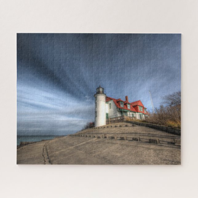 Puzzle Les phares | Point Betsie Lake Michigan (Horizontal)