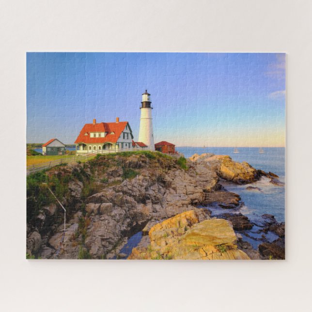 Puzzle Les phares | Rockport Lighthouse Maine (Horizontal)