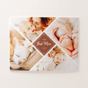 Puzzle Les photos de Best Maman Ever Modern Custom