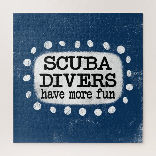Puzzle Les Plongeurs De Scuba Ont Plus Amusants Jigsaw Pu (Vertical)