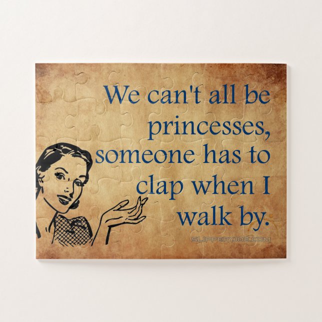 Puzzle Les princesses de SlipperyJoe applaudissent affich (Horizontal)