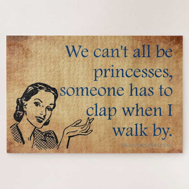 Puzzle Les princesses de SlipperyJoe applaudissent affich (Horizontal)