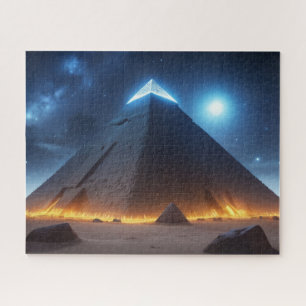 Puzzle Les pyramides de Gizeh vu par l'IA