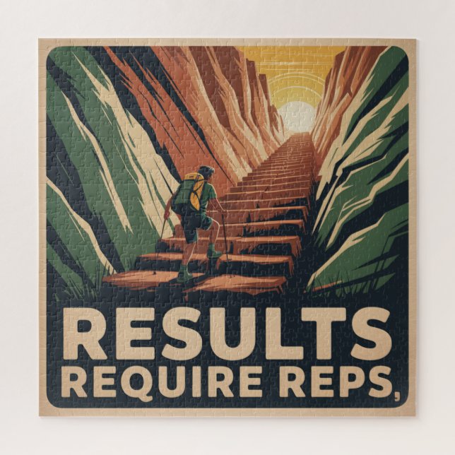 Puzzle Les résultats nécessitent des répétitions (Vertical)