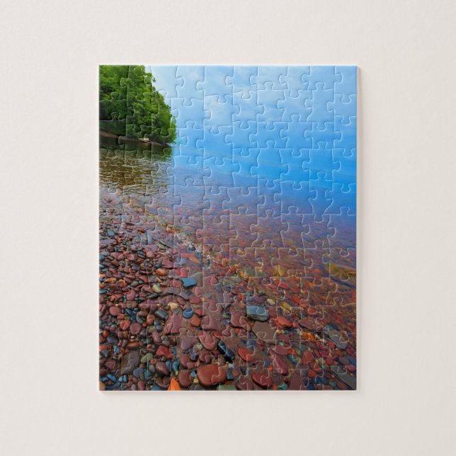 Puzzle Les rives du lac Supérieur - 8x10 - 110 pcs (Vertical)