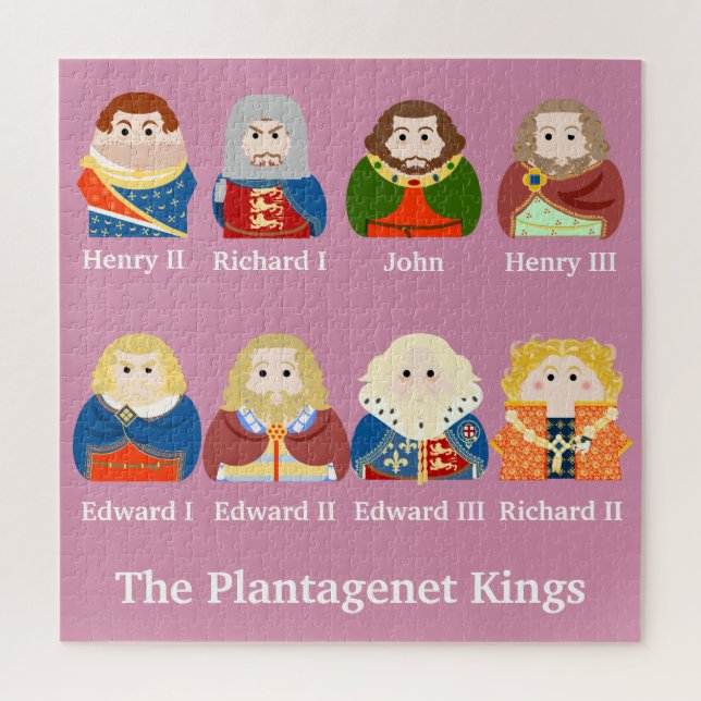 Puzzle Les rois Plantagenet (Vertical)