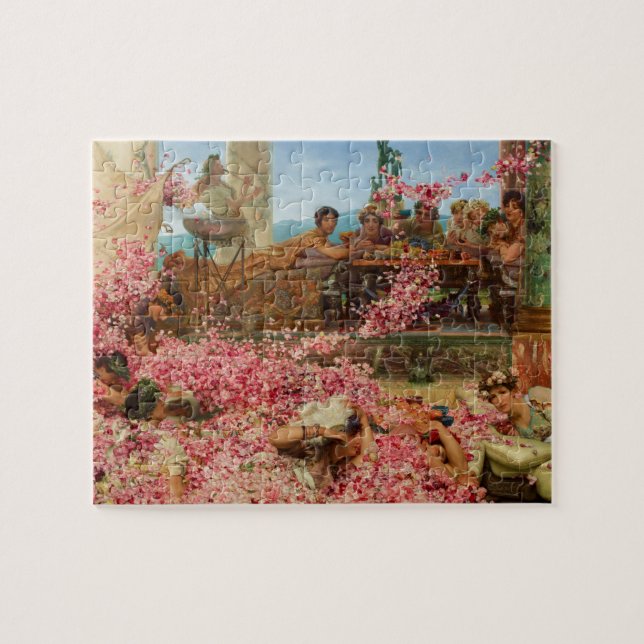 Puzzle Les roses de Heliogabalus par Lawrence Alma-Tadema (Horizontal)