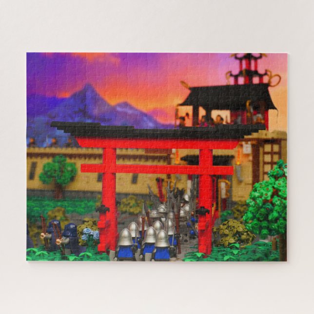 Puzzle Les Royaumes à la guerre construction de briques P (Horizontal)