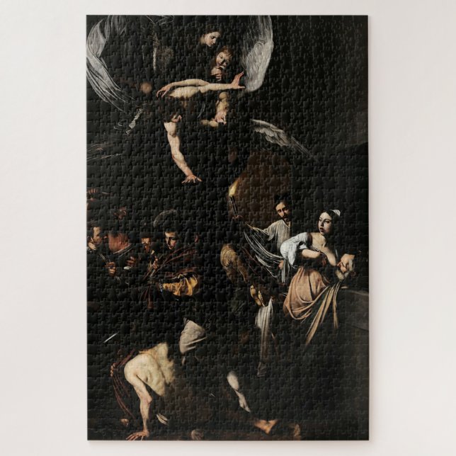 Puzzle Les Sept OEuvres de Miséricorde (1607) de Caravagg (Vertical)