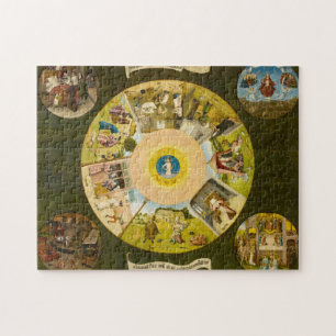 Puzzle Les sept péchés mortels et les quatre Dernières ch