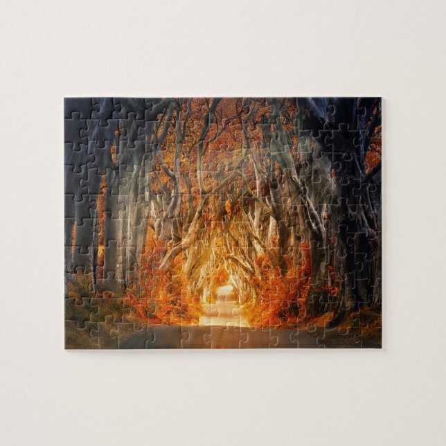 Puzzle Les Sombres Haies Antrim Irlande. (Horizontal)