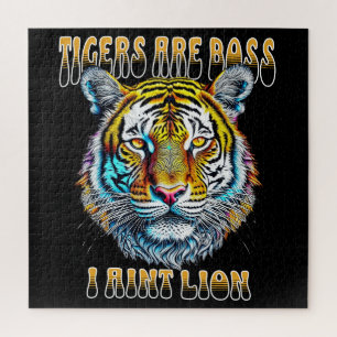 Puzzle Les tigres sont les patrons, je ne suis pas un lio