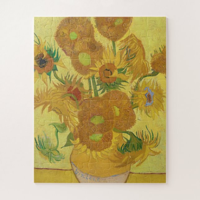 Puzzle Les tournesols de Vincent van Gogh (1888) (Vertical)