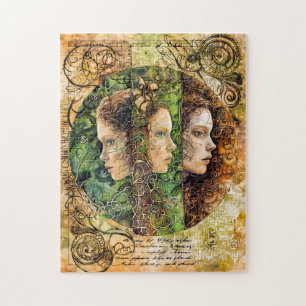 Puzzle Les Trois Nornes, Déesses du Destin Noroises