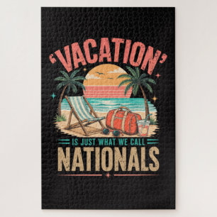 Puzzle Les vacances sont juste ce qu'on appelle les natio
