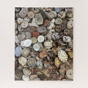 Puzzle Les visages de l'horloge antique Vintage