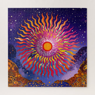 Puzzle "Les Whispers solaires dans le ciel" Le soleil