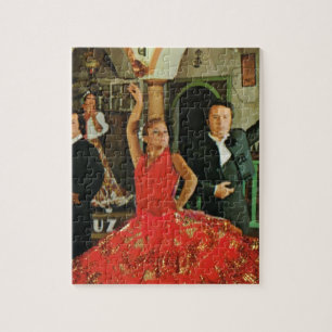 Puzzle L'Espagne vintage, danseurs de flamenco