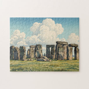 Puzzle L'estampe japonaise de Stonehenge