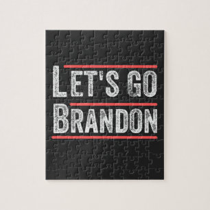 Puzzle Let Brandon Political Humour T-shirts
