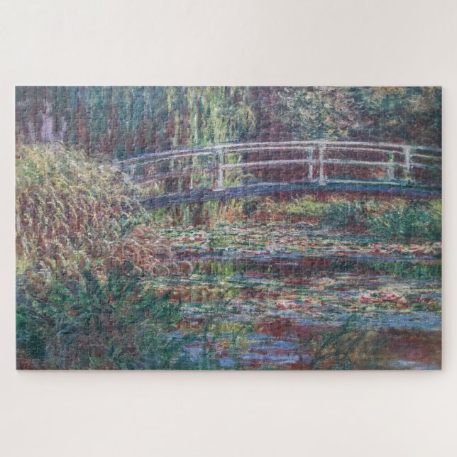 Puzzle L'étang de nénuphars de Claude Monet, Symphonie en (Horizontal)