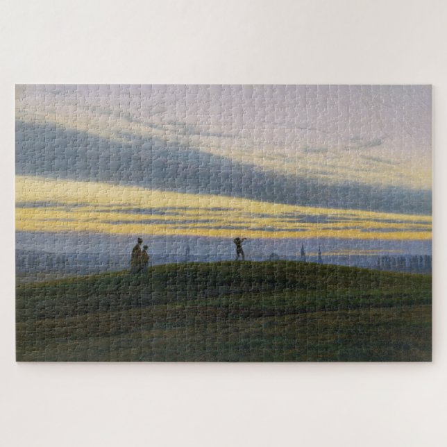 Puzzle L'étoile du soir : Un paysage romantique (Horizontal)