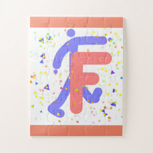 PUZZLE LETTRE ALPHABET F