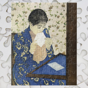 Puzzle Lettre de Mary Cassatt, Impressionnisme Vintage
