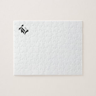 Puzzle Lettre de police anglaise ancienne personnalisée (