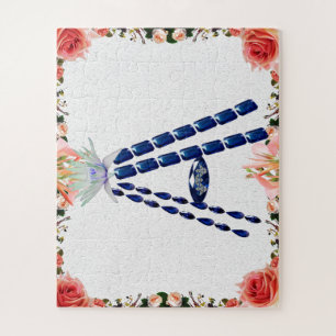 Puzzle Lettre Initiale A, Monogramme Moderne Design