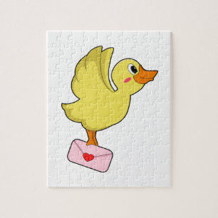 PUZZLE LETTRE PORTEFEUILLE DE CANARD