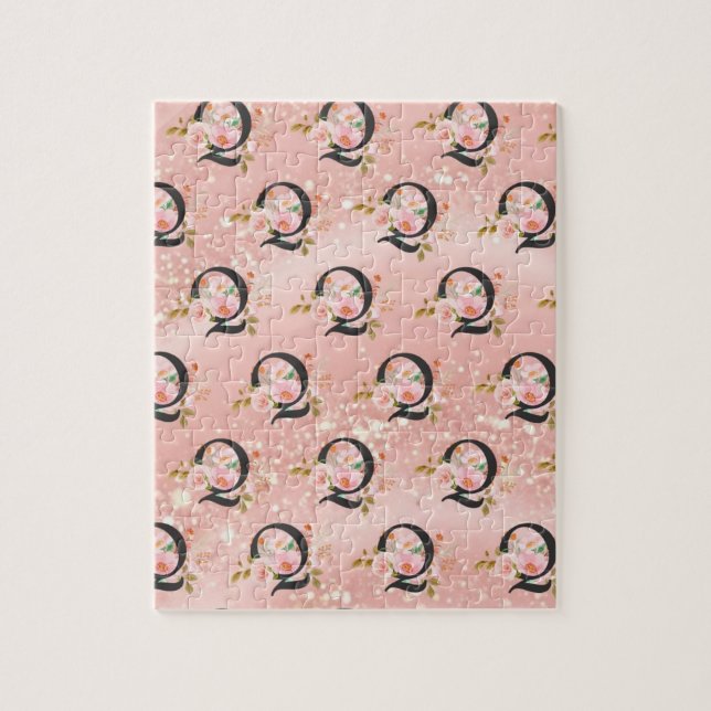 Puzzle Lettre Q (Vertical)