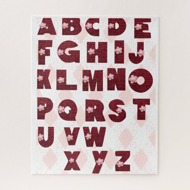 Puzzle Lettres A à Z (Vertical)