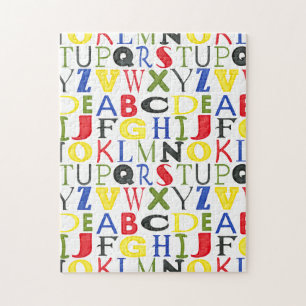 Puzzle Lettres de couleur vive de Megan Meagher