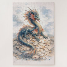 Lettres de dragon aquatique