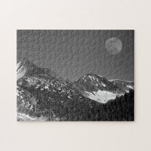 Puzzle Lever de lune, Sierra-Nevada, vue de Glacier Point