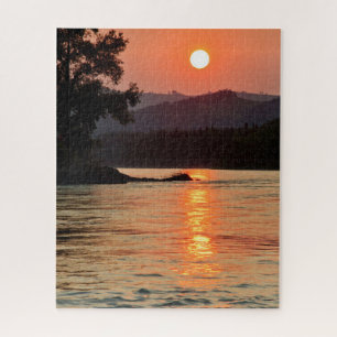 Puzzle Lever de soleil époustouflant sur la photo de la r