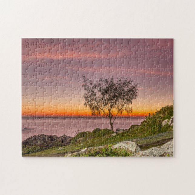 Puzzle Lever de soleil sur la plage Armação (Horizontal)