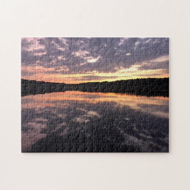Puzzle Lever de soleil sur le lac Bear (Horizontal)
