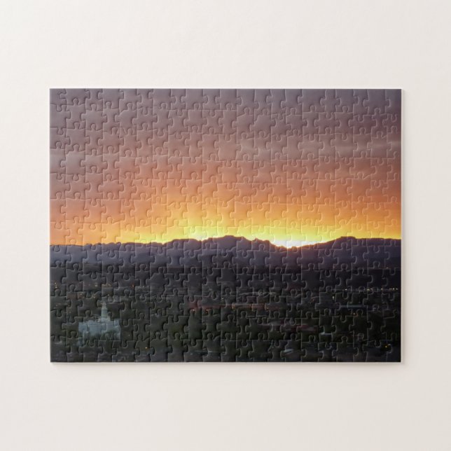 Puzzle Lever de soleil sur le paysage de St. George Utah (Horizontal)