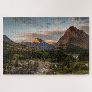 Puzzle Lever du soleil au lac Swiftcurrent