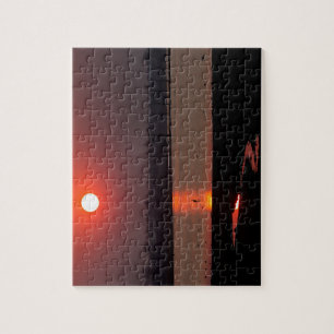 Puzzle Lever du soleil au réservoir de Mandavu