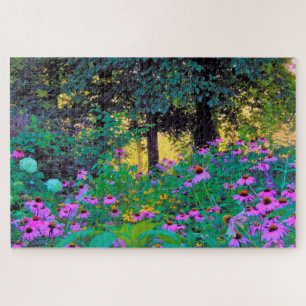 Puzzle Lever du soleil brumeux dans mon jardin Rubio