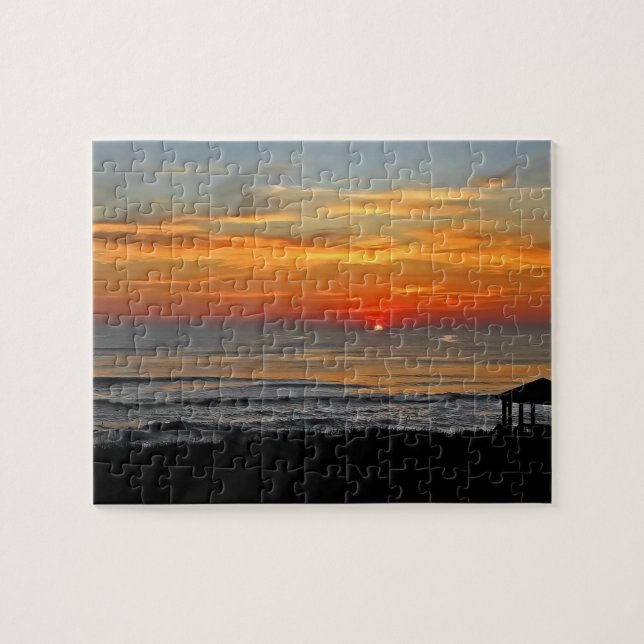 Puzzle Lever Du Soleil Et Rive (Horizontal)
